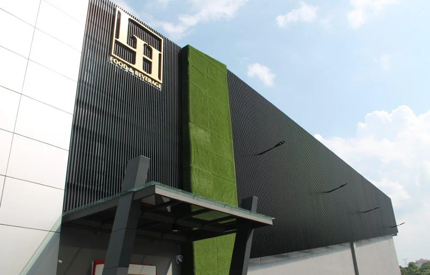 Commercial Plaza Exterior Box Louver Installation